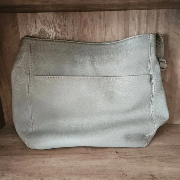 Vintage Coach Sonoma Seafoam Leather Shoulder Bag Purse